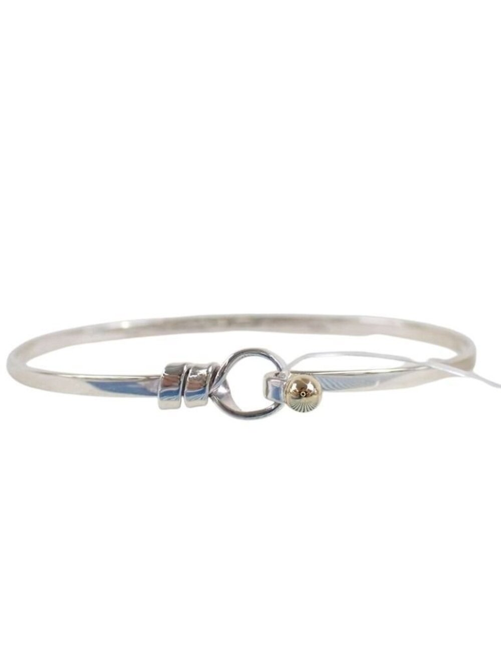 Tiffany & Co Bracelet Hook and Eye Bangle Silver Gold